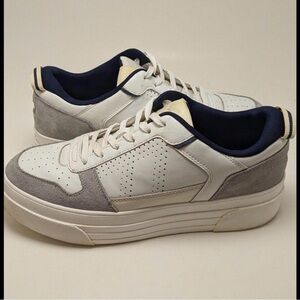 Women’s White and Gray Sneakers